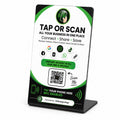 Plastic A6 NFC Sign All Business in one Place