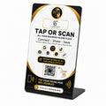All your Business in one place with your logo Plastic A6 NFC signs