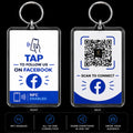Facebook NFC Keyring