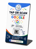 Google Review NFC A6 Plastic Review sign