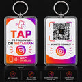 Instagram NFC Keyrings