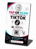 TikTok A6 Plastic NFC Sign