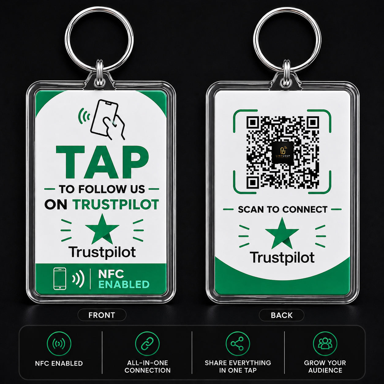 Trustpilot Review NFC Keyring